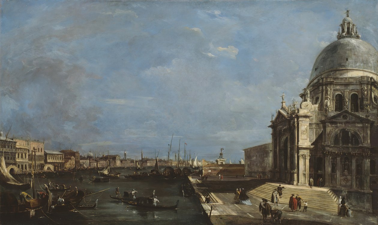 El Gran Canal, Venecia, c. 1760 de Francesco Guardi