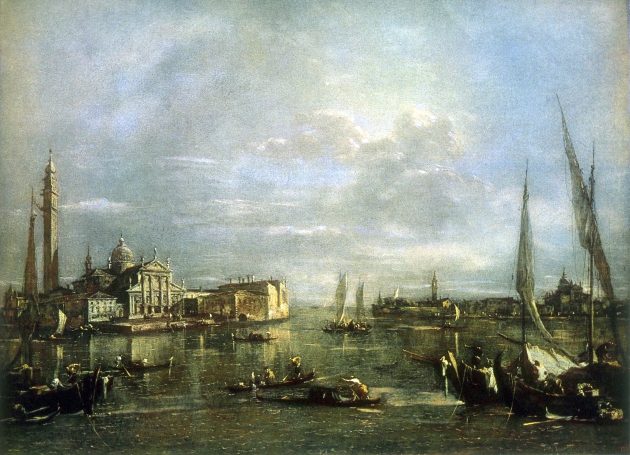 Isla de San Giorgio Maggiore de Francesco Guardi