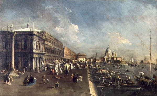 El Molo, Venecia de Francesco Guardi