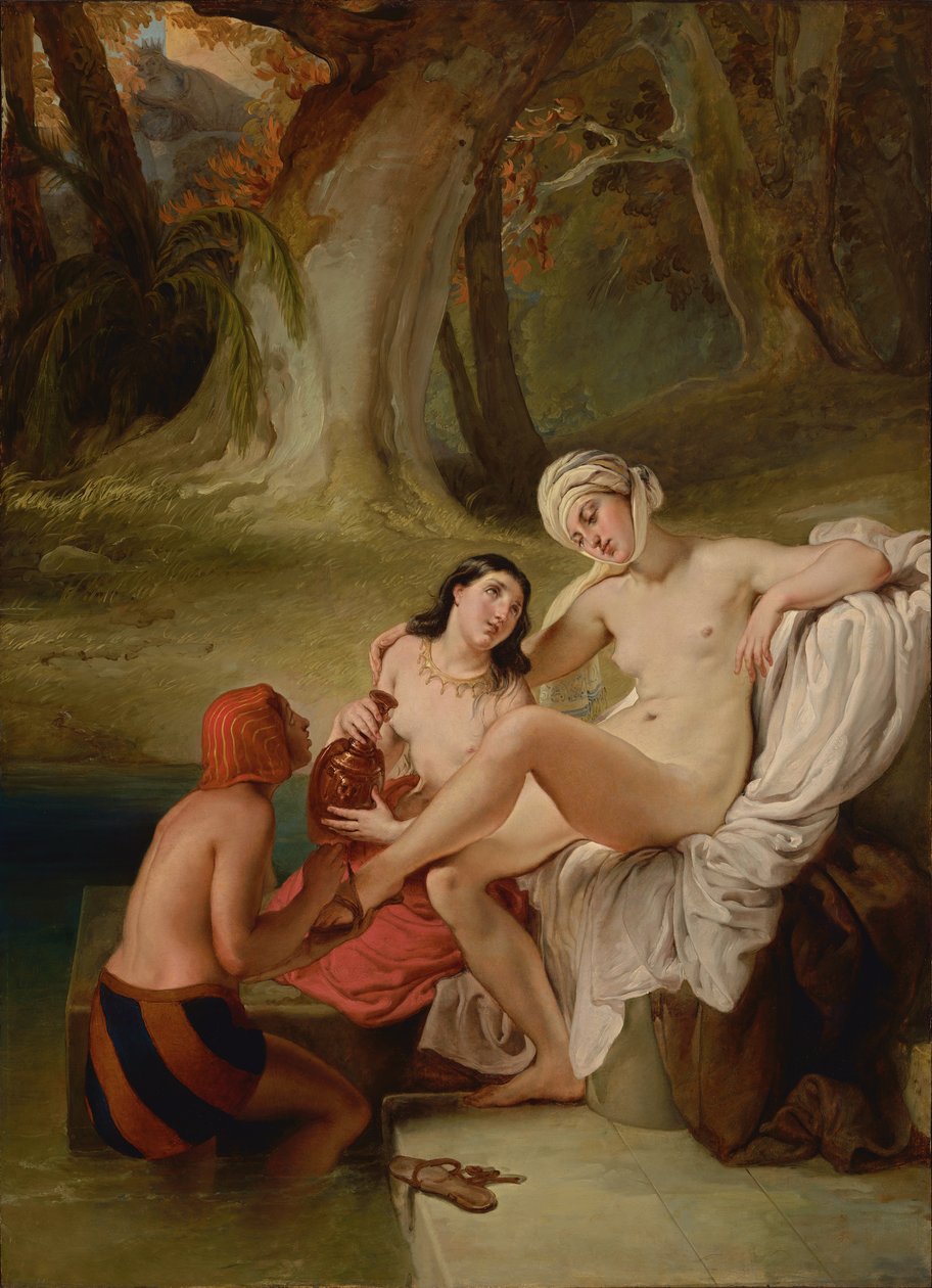 Betsabé en su baño de Francesco Hayez