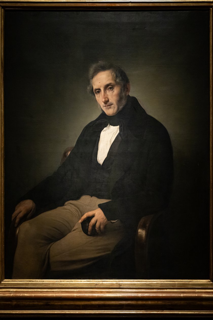 Retrato de Alessandro Manzoni de Francesco Hayez