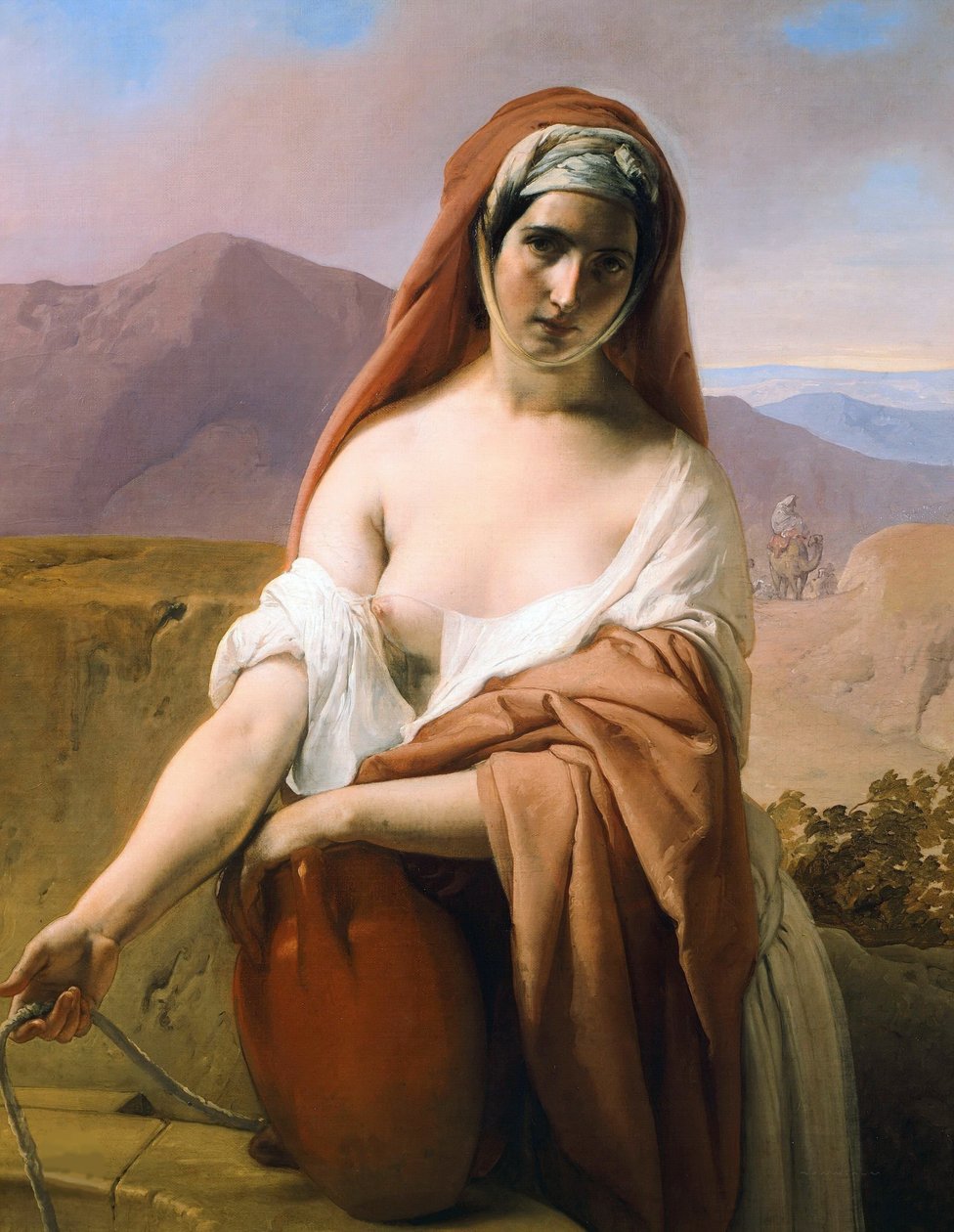 Rebeca en el Pozo de Francesco Hayez