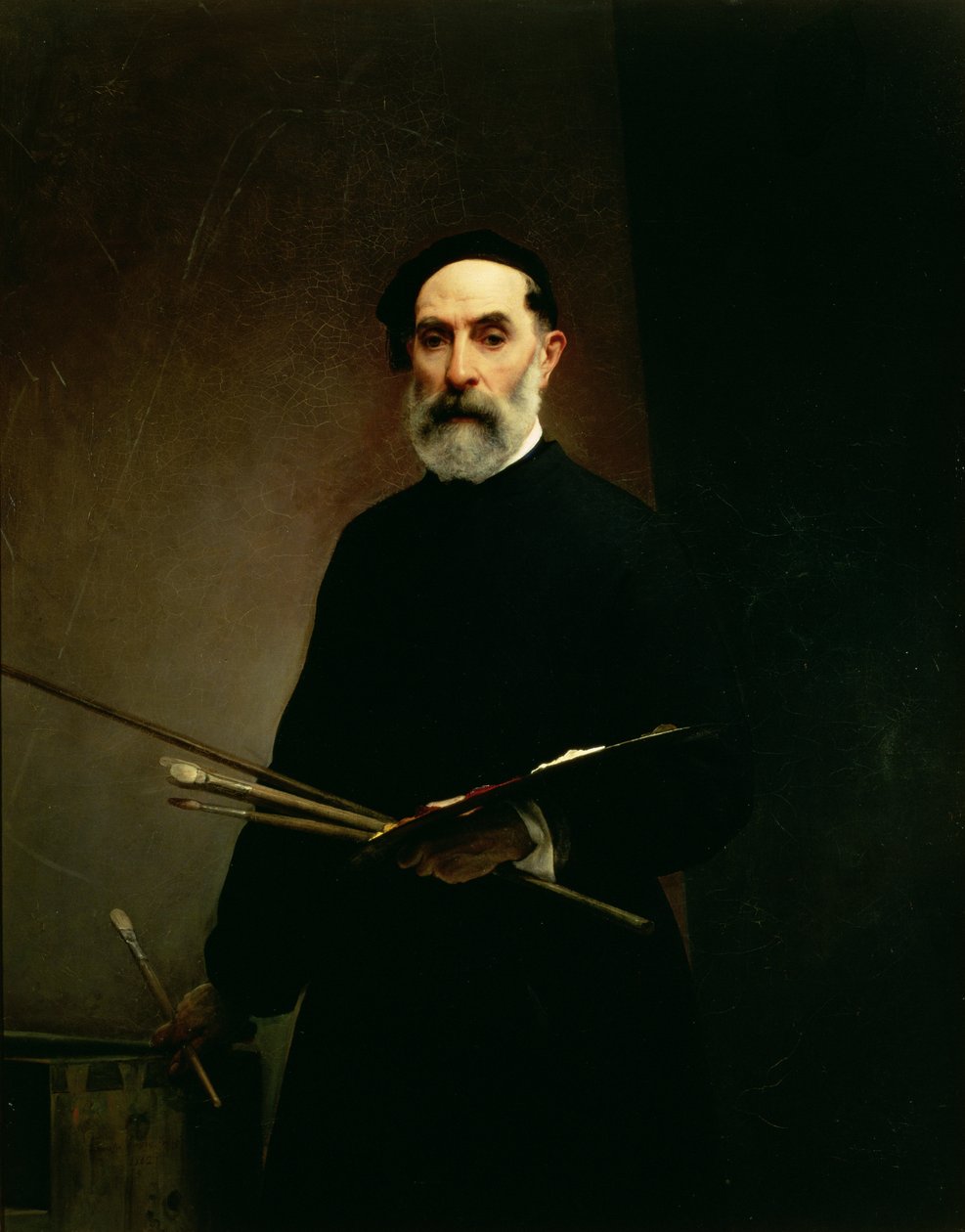 Autorretrato, c.1860-62 de Francesco Hayez