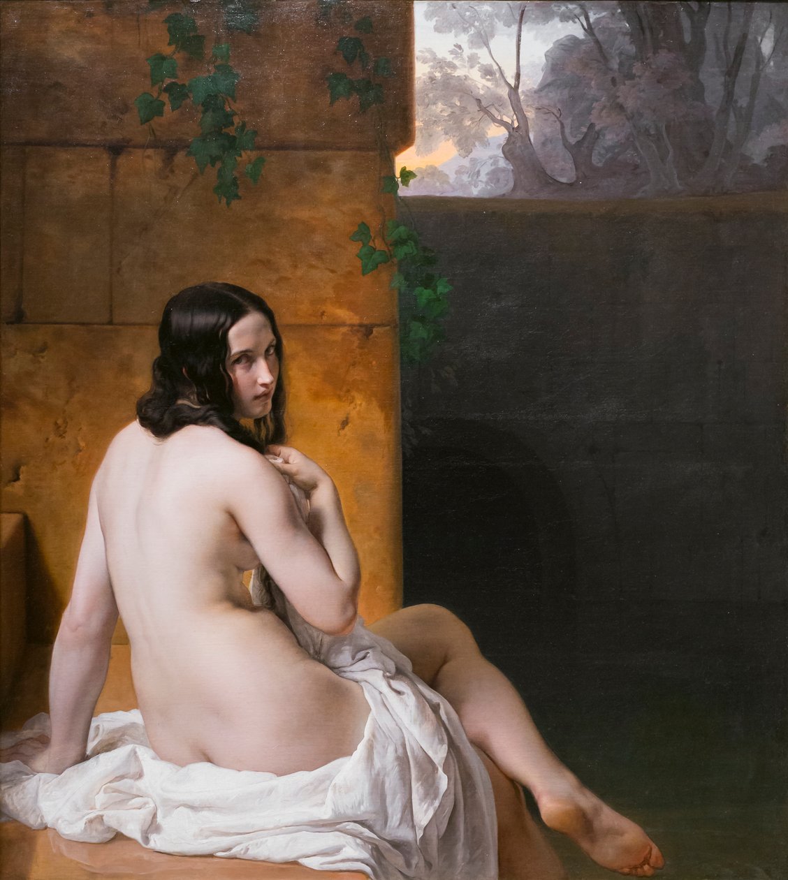 Susana en su baño de Francesco Hayez