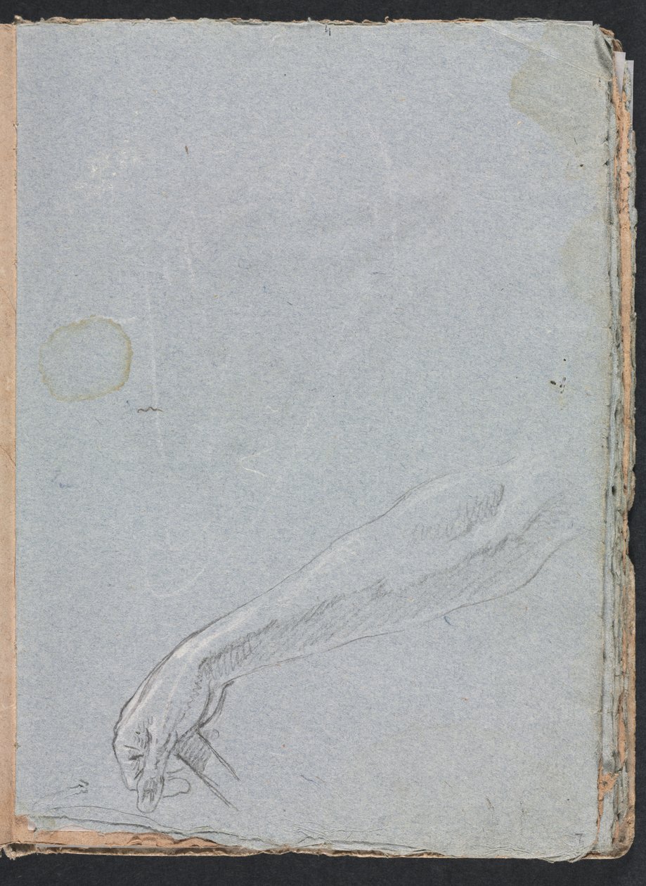 Cuaderno de Bocetos de Verona: Mano derecha (página 7) de Francesco Lorenzi