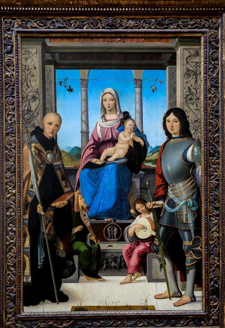 La virgen y el niño de Francesco Marmitta