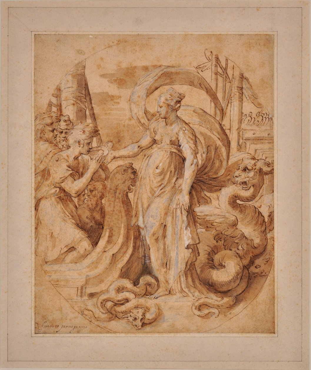 Circe y la compañera de Ulises de Francesco Mazzuoli