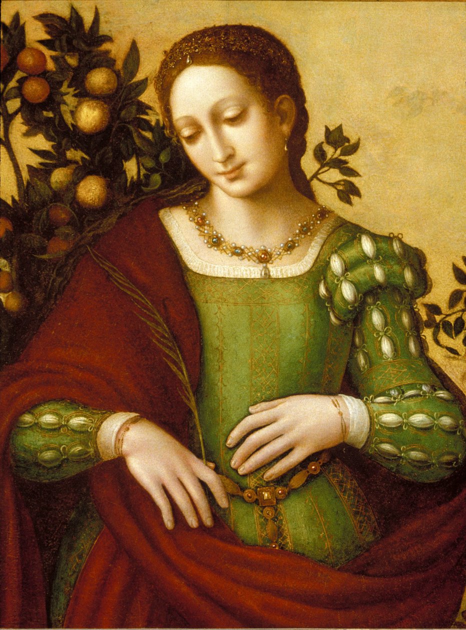 Santa mujer de Francesco Melzi