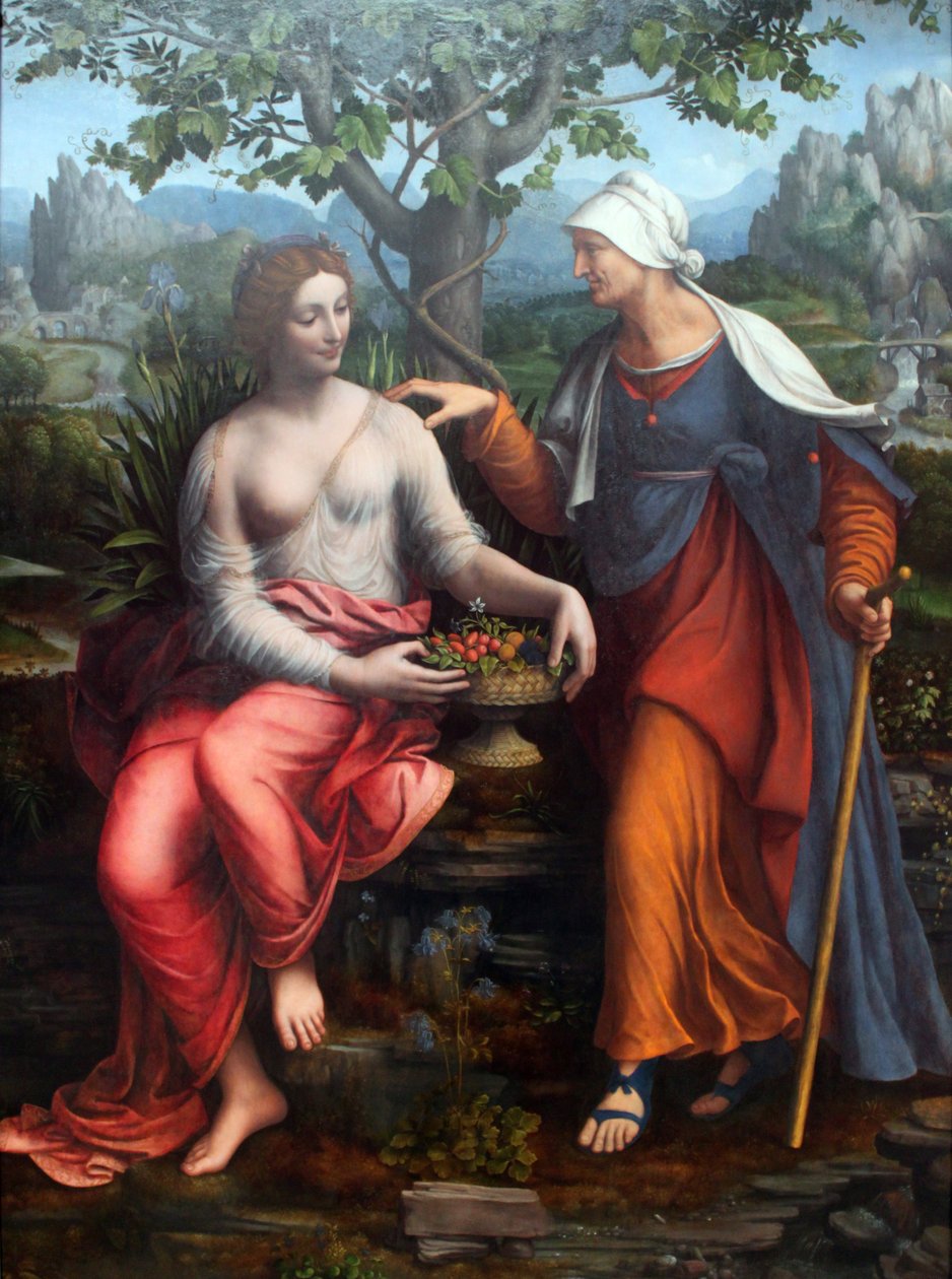 Vertumno y Pomona de Francesco Melzi
