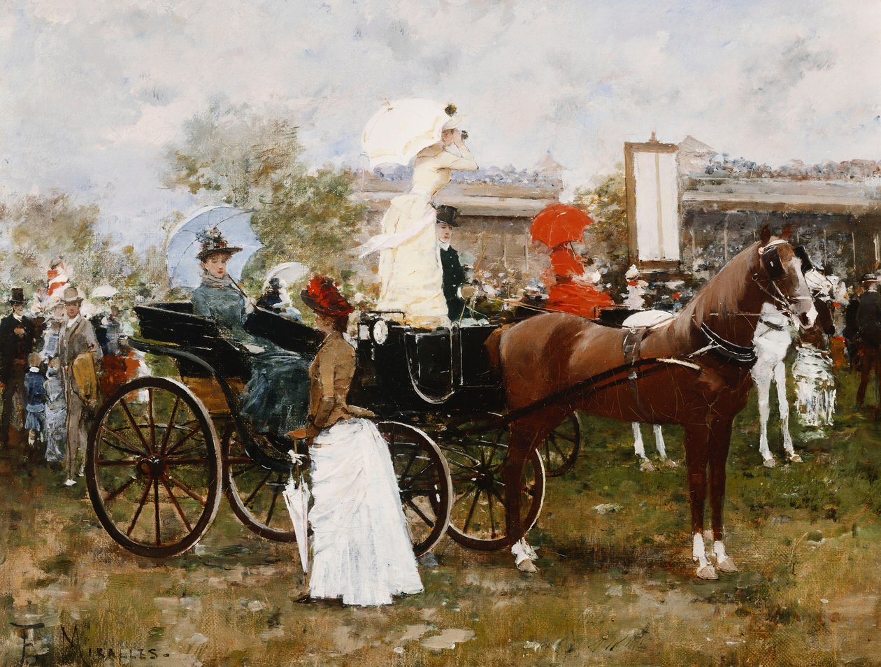 En las carreras de Francesco Miralles Galaup