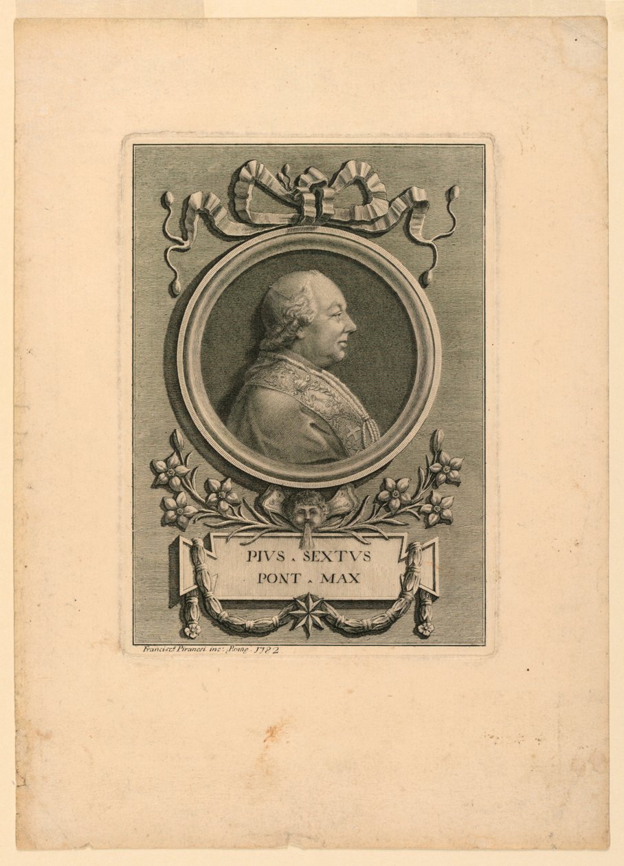 Papa Pío VI (1775-1799) de Francesco Piranesi