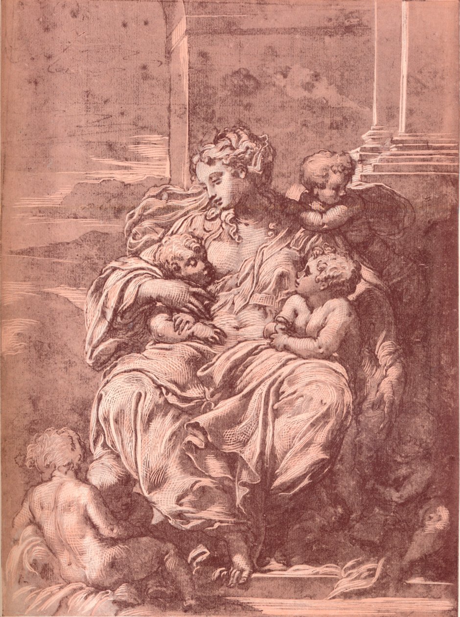 Caridad, siglo XVI, 1903 de Francesco Primaticcio