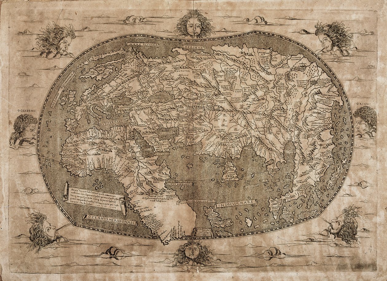 Planisferio (Landau Finaly) de Francesco Rosselli