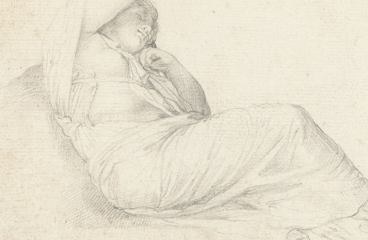 Mujer dormida de Francesco Salviati