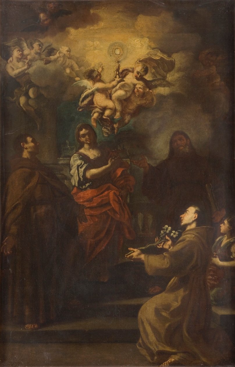 Adoración de la Eucaristía de Francesco Solimena