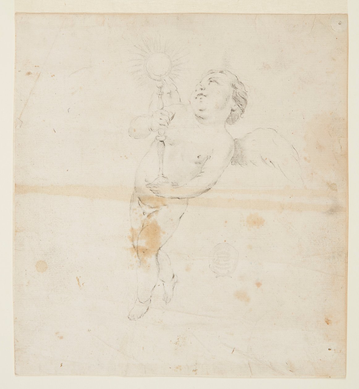 Ángel llevando una custodia de Francesco Solimena