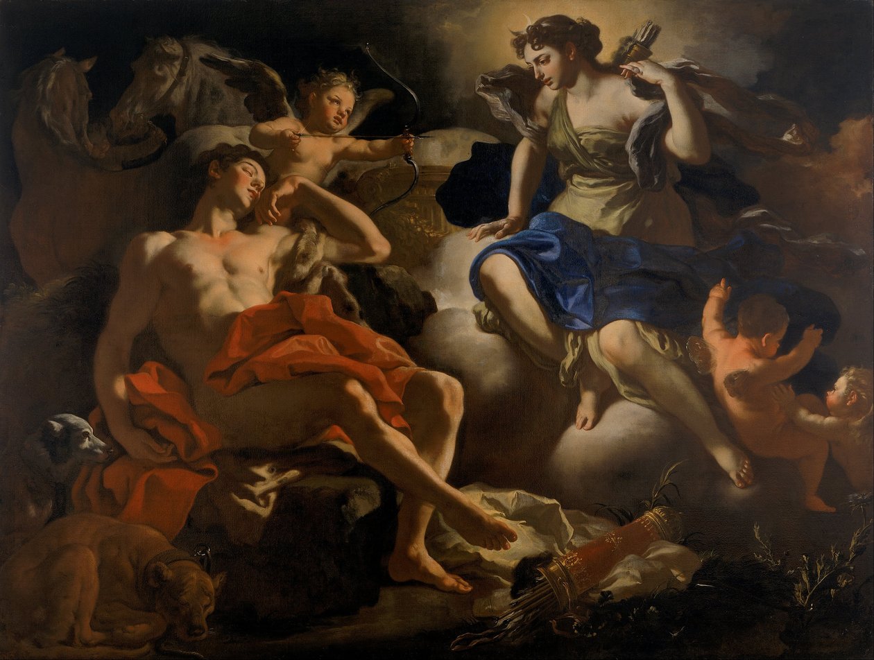 Diana y Endymion de Francesco Solimena