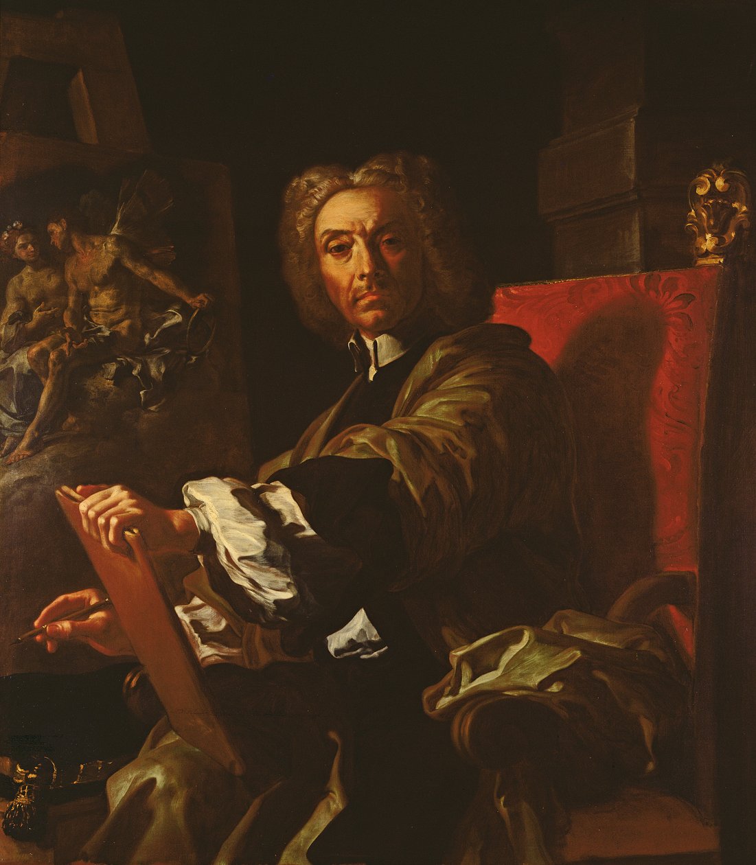 Autorretrato, 1730-31 de Francesco Solimena