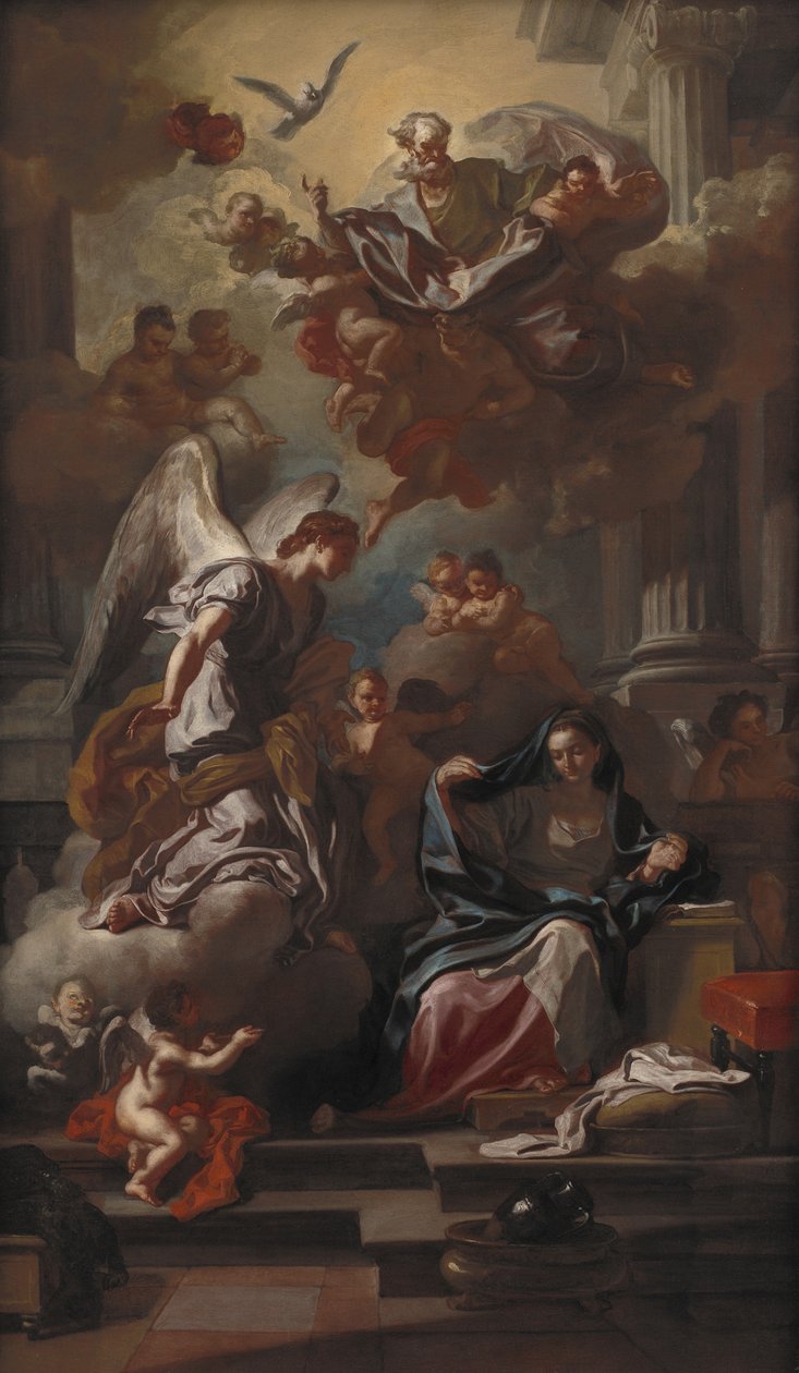 La Anunciación de Francesco Solimena