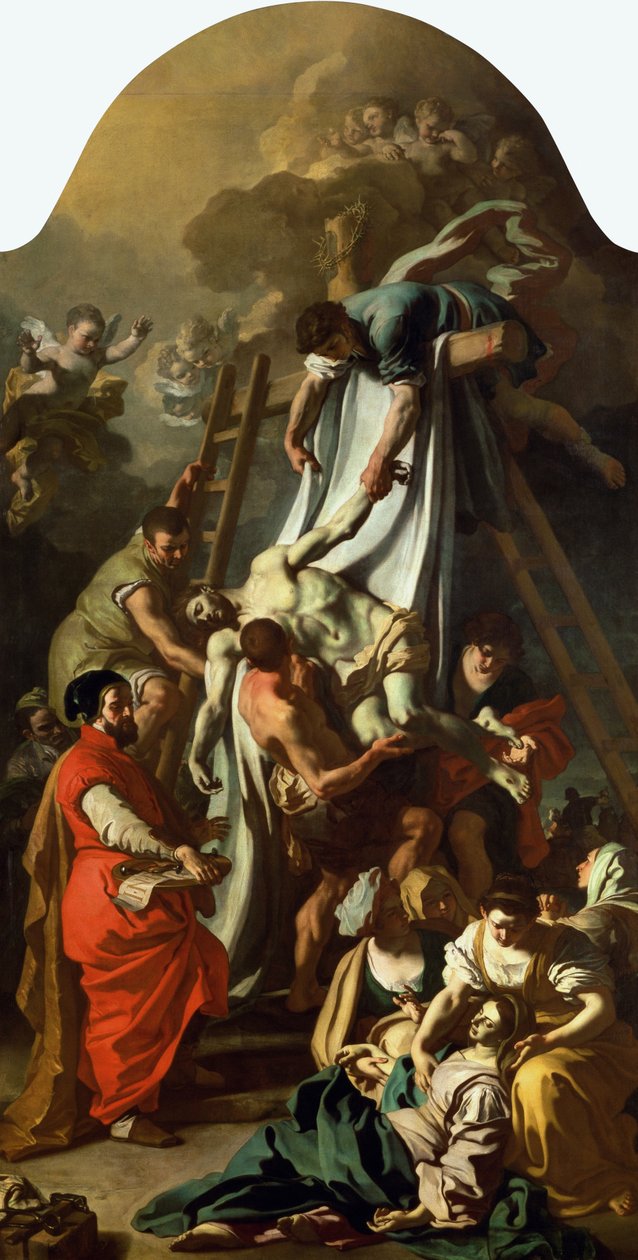 El Descendimiento de la Cruz, 1729 de Francesco Solimena
