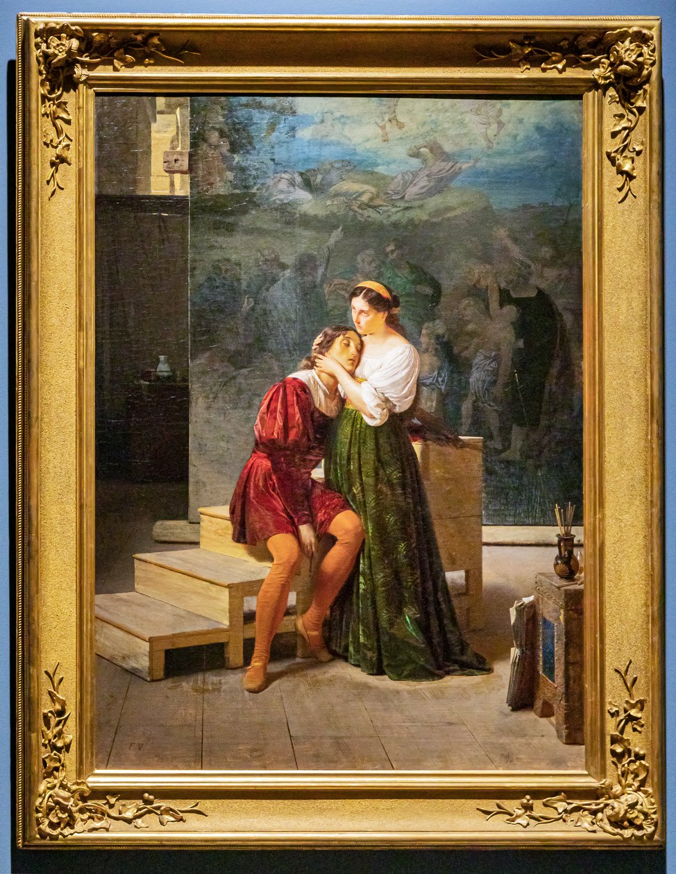 Rafael y Fornarina de Francesco Valaperta