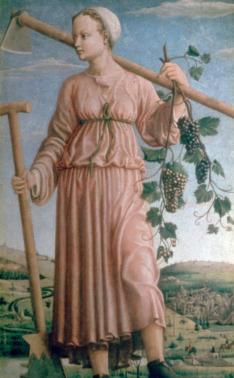 Alegoría del Otoño, siglo XV de Francesco del Cossa