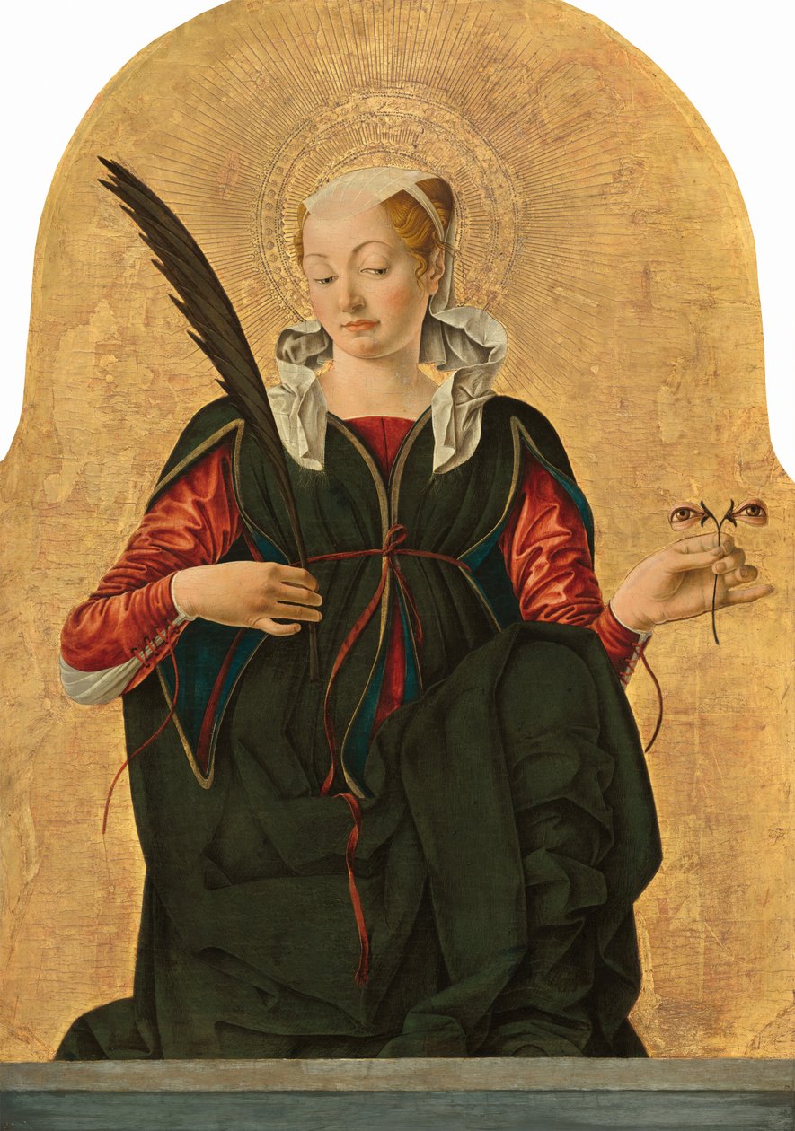 Santa Lucía, c. 1473-1474 de Francesco del Cossa