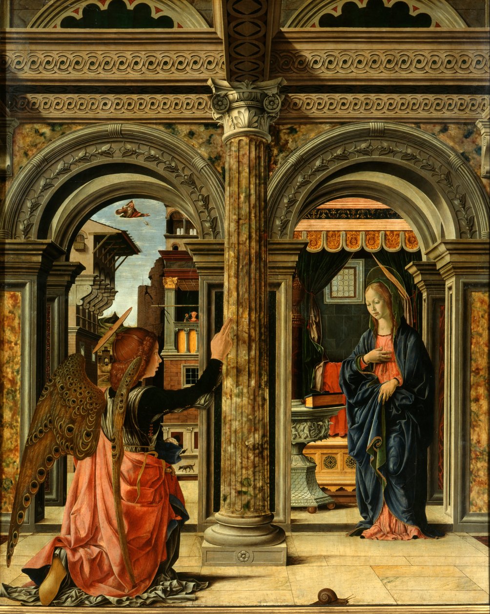 La Anunciación de Francesco del Cossa