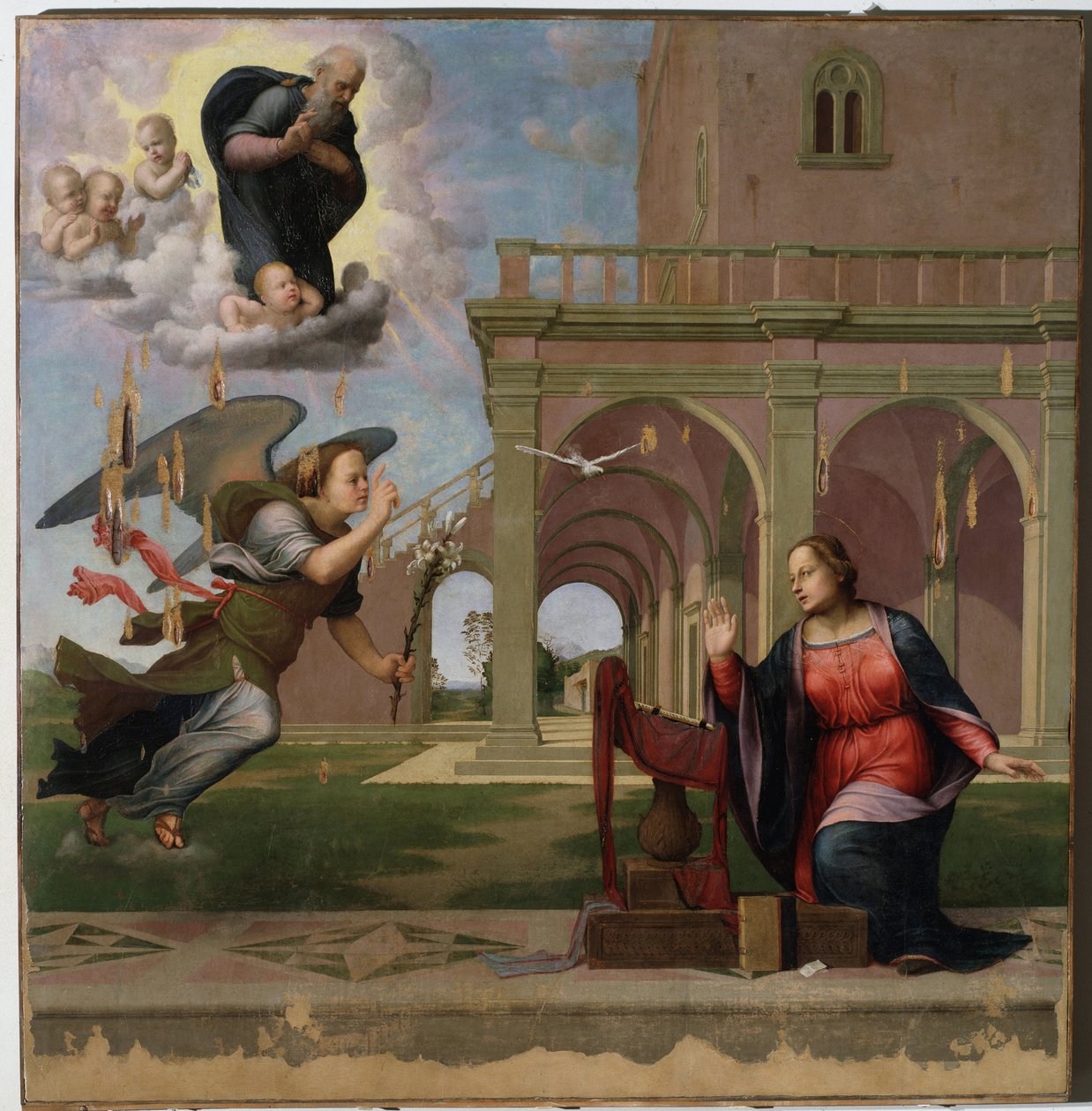 Anunciación de Francesco di Cristofano Franciabigio