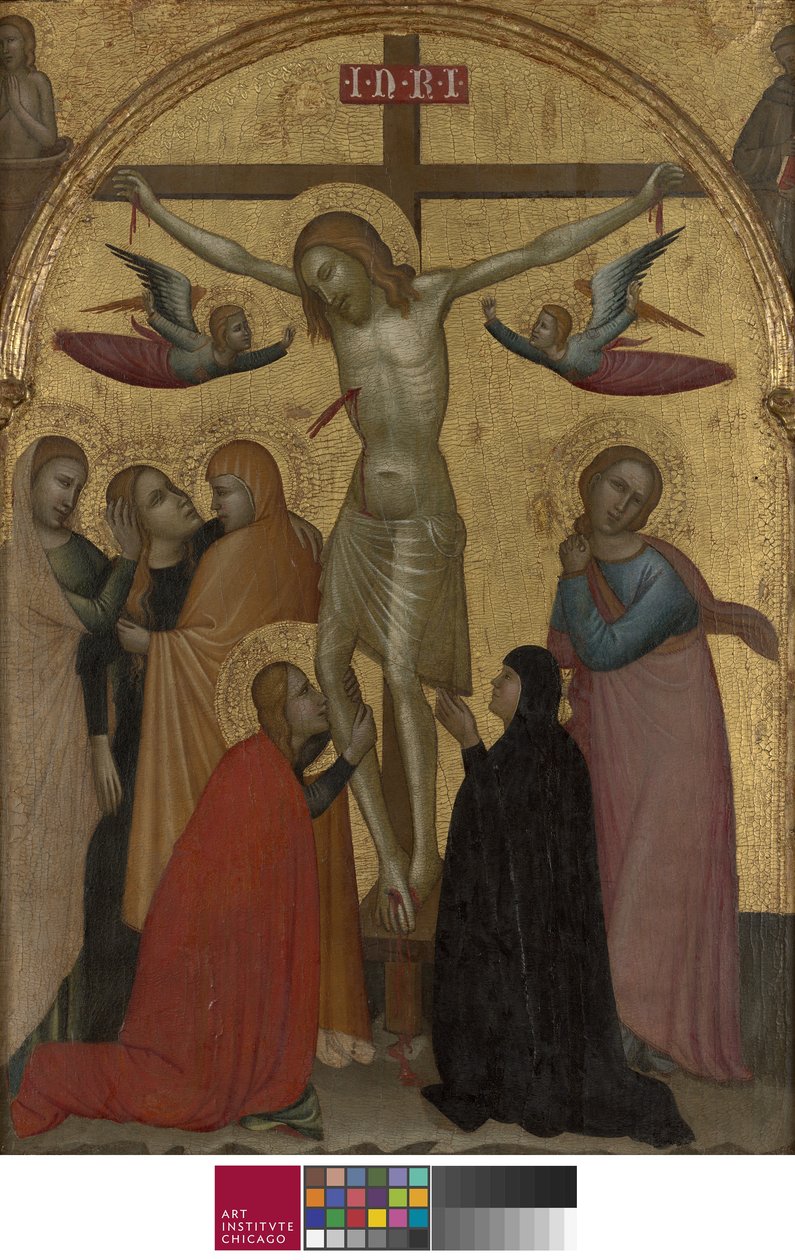 La crucifixión, c.1370 de Francescuccio Ghissi