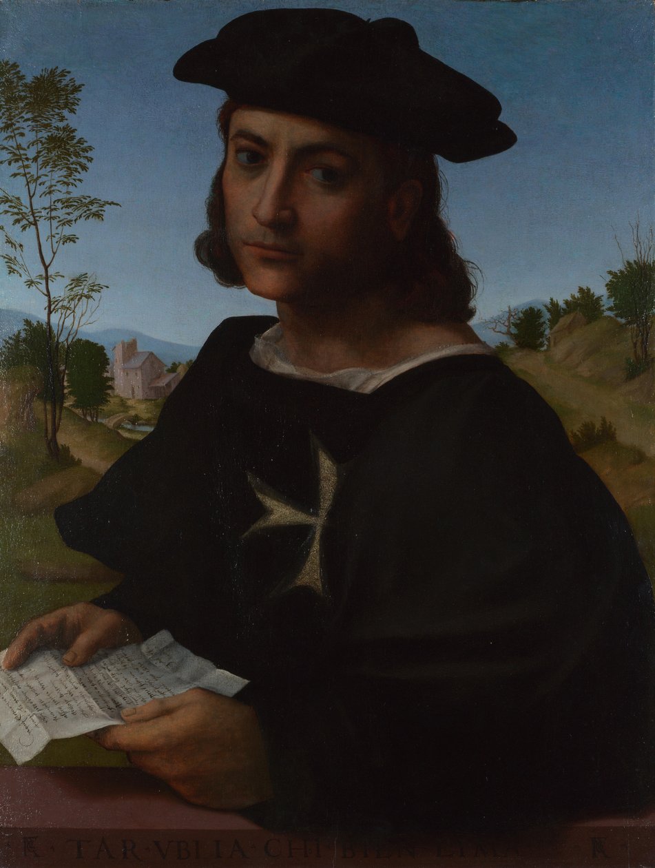 Retrato de un caballero de Rodas, 1514 de Francesco di Cristofano Franciabigio