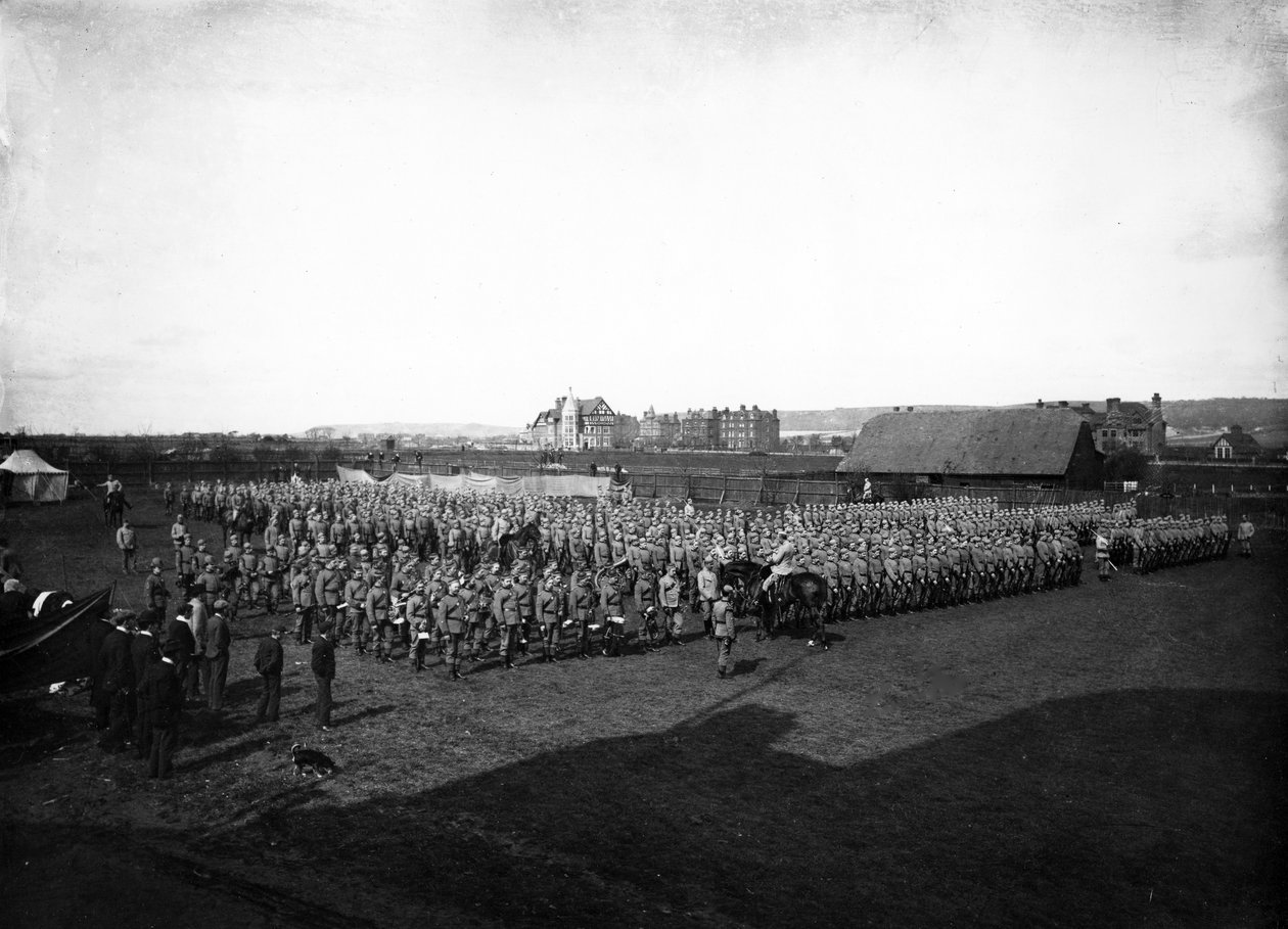 Los Voluntarios de Fusileros de la Reina de Westminster (13º Middlesex), c.1890s de Francis G. O. Stuart
