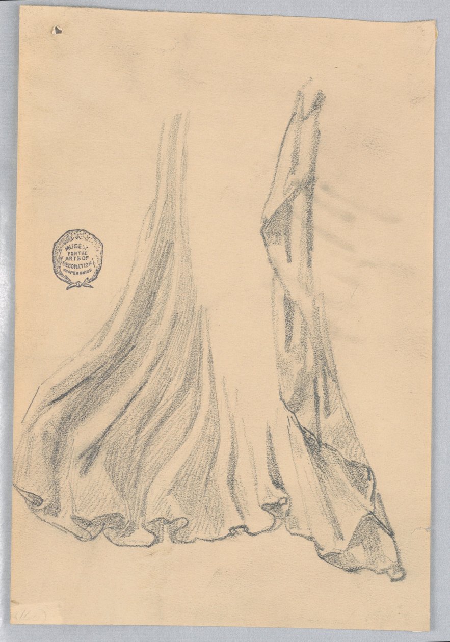 Estudio de drapeado de Francis Augustus Lathrop