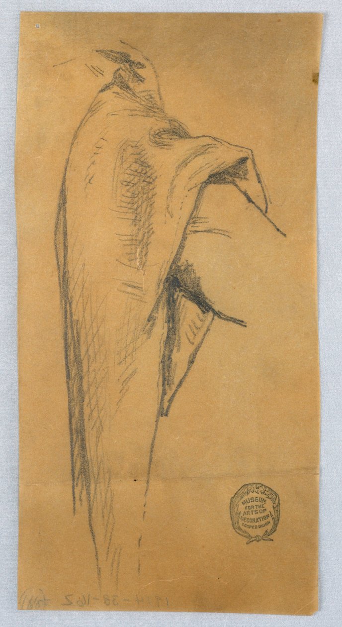 Estudio de drapeado de Francis Augustus Lathrop