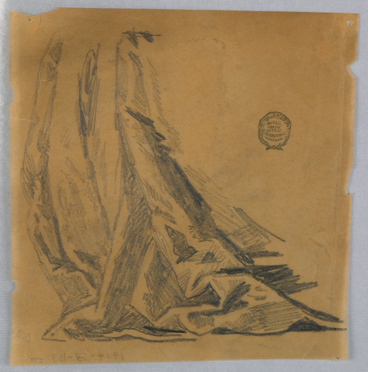 Estudio de drapeado de Francis Augustus Lathrop