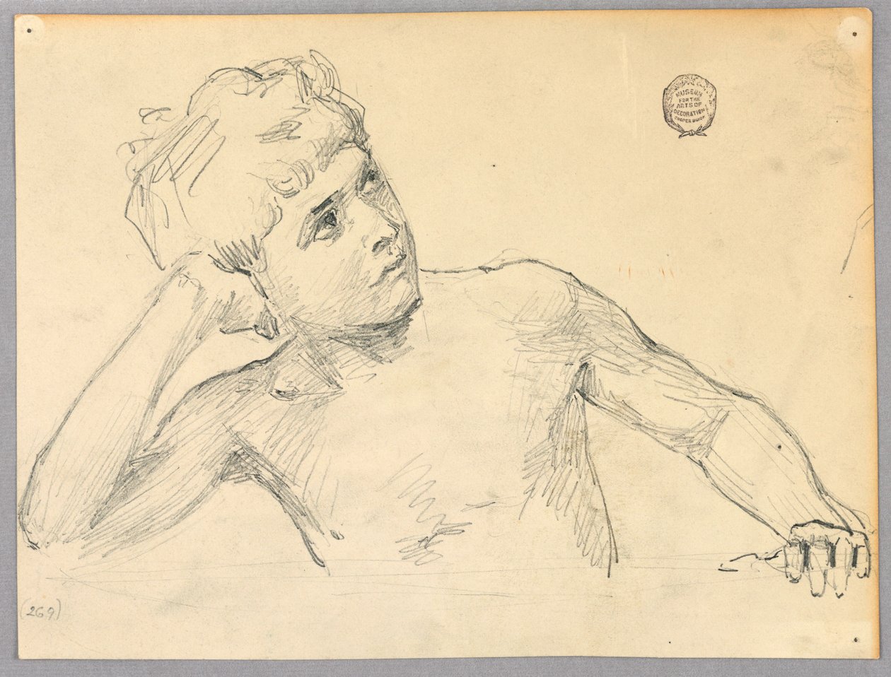Estudio de Figura de Francis Augustus Lathrop