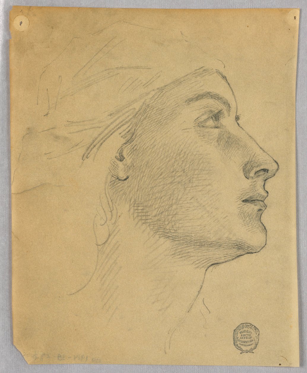 Cabeza de una mujer de Francis Augustus Lathrop
