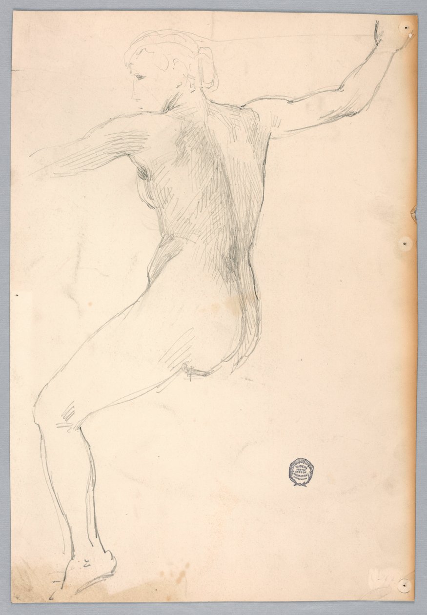 Boceto para "Noche" de Francis Augustus Lathrop