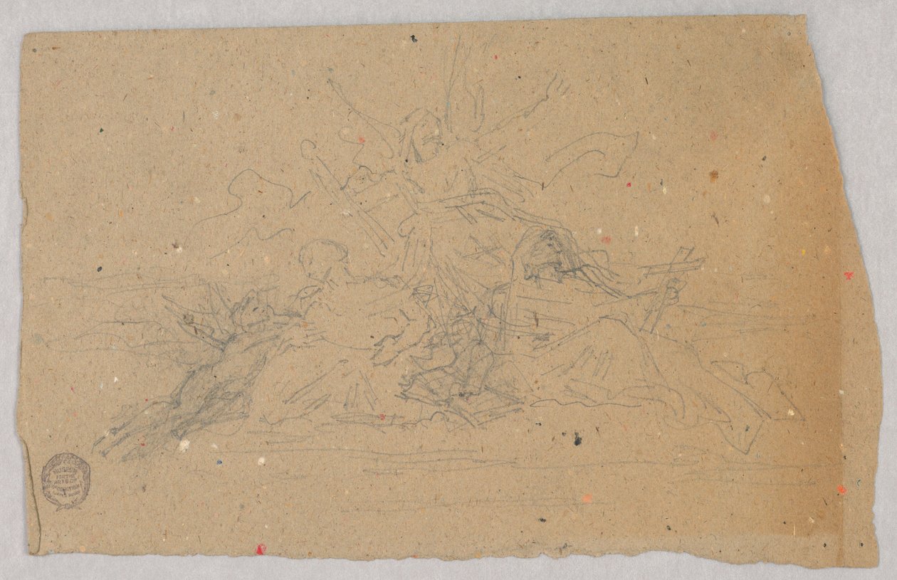 Boceto de Caridad, Fe y Esperanza de Francis Augustus Lathrop