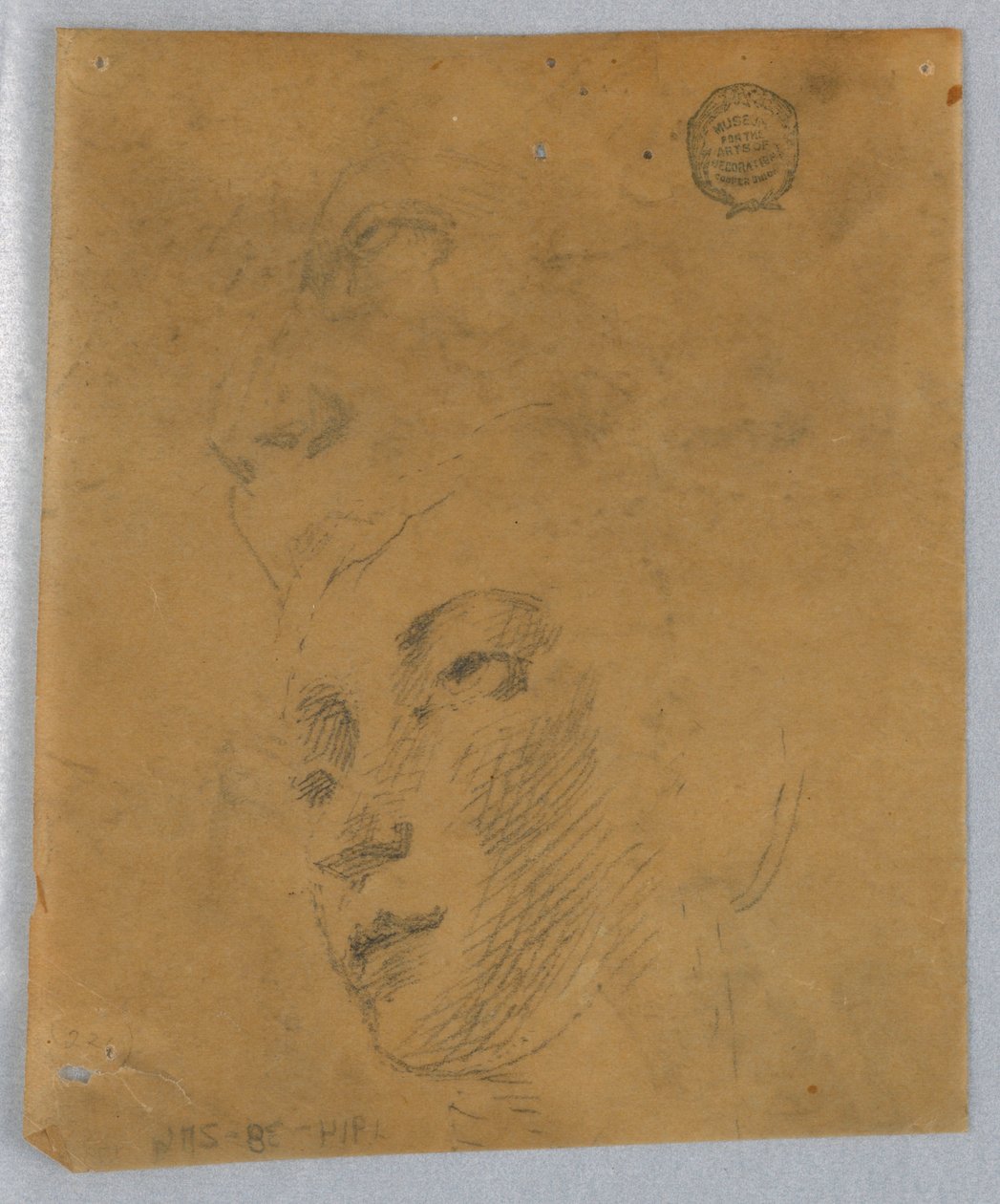 Boceto de la cabeza de una mujer de Francis Augustus Lathrop