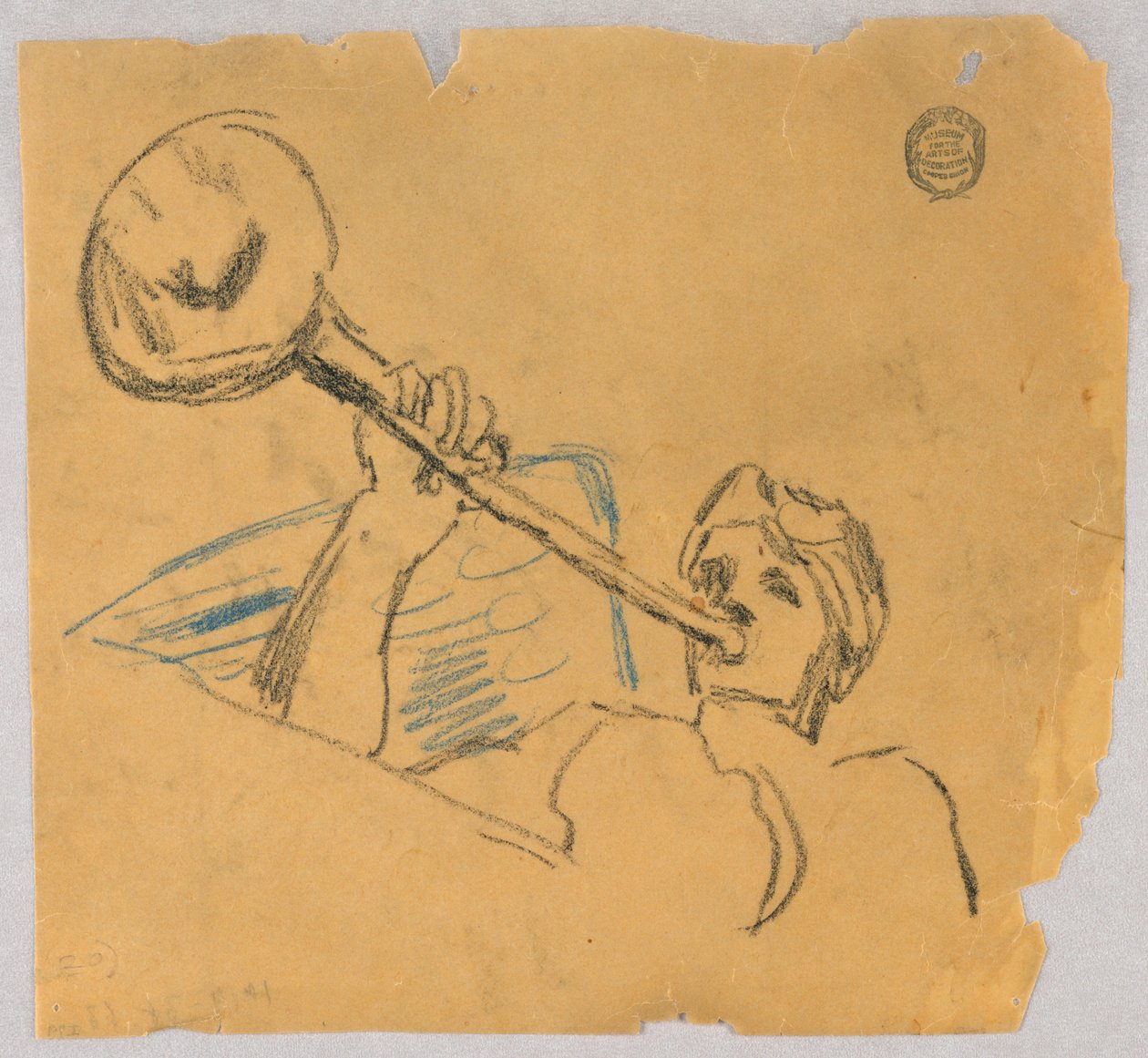Boceto de un ángel de Francis Augustus Lathrop