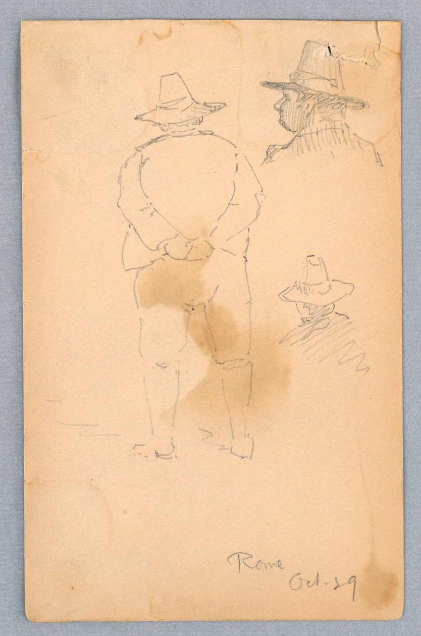 Bocetos de un hombre, Roma de Francis Augustus Lathrop