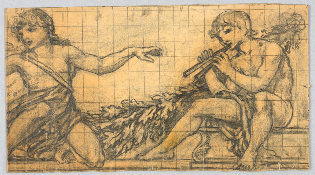 Estudio para un mural de Francis Augustus Lathrop