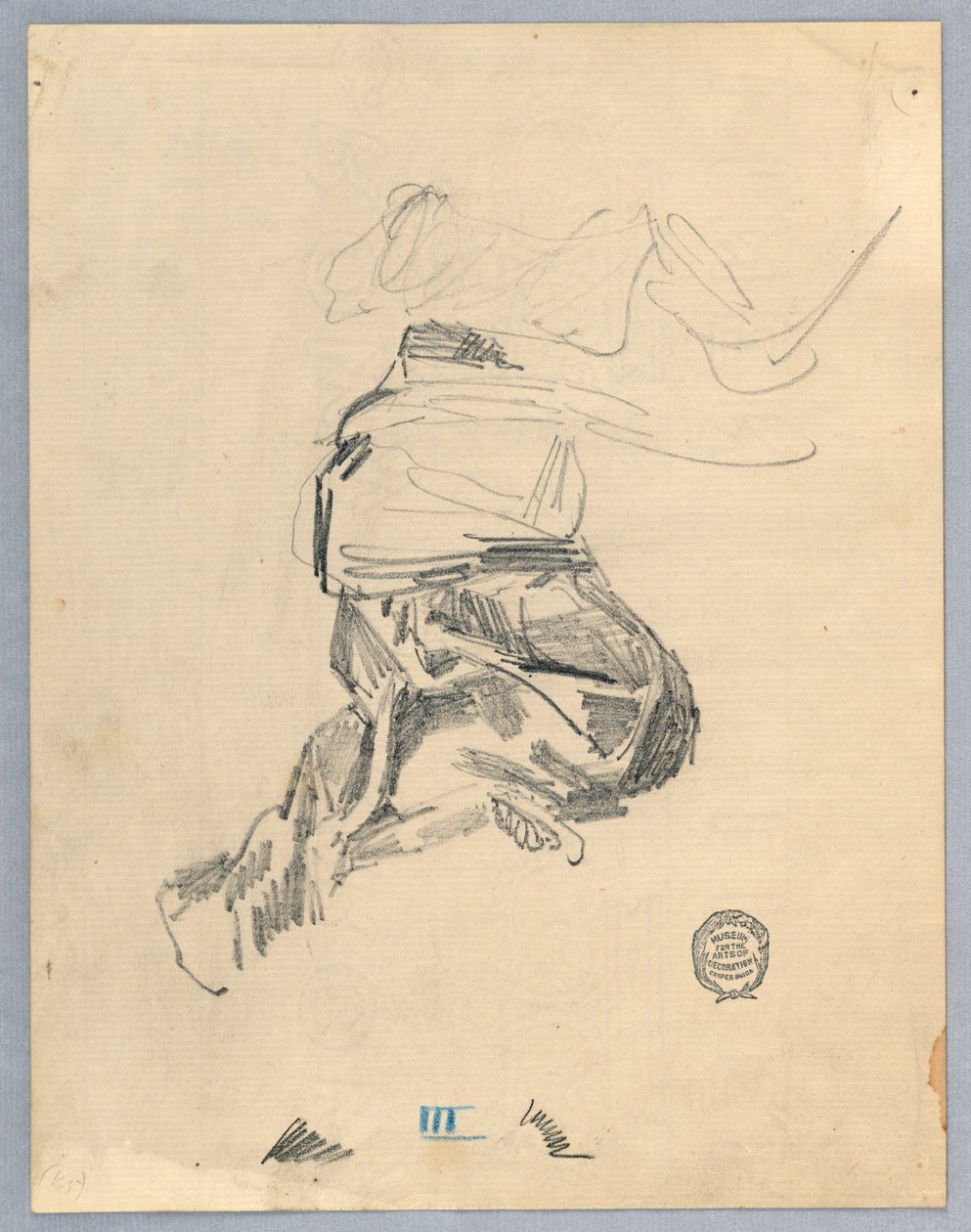 Estudio de drapeado de Francis Augustus Lathrop