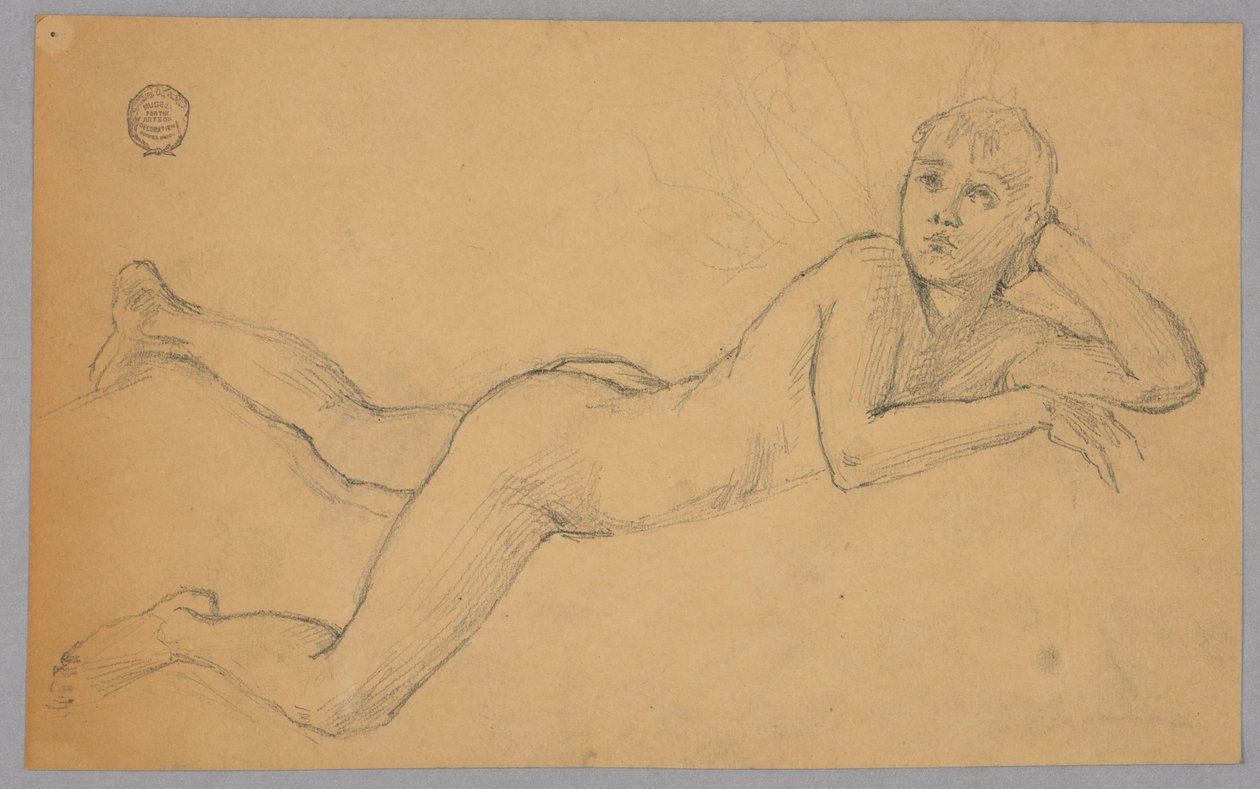 Estudio de figura desnuda de Francis Augustus Lathrop