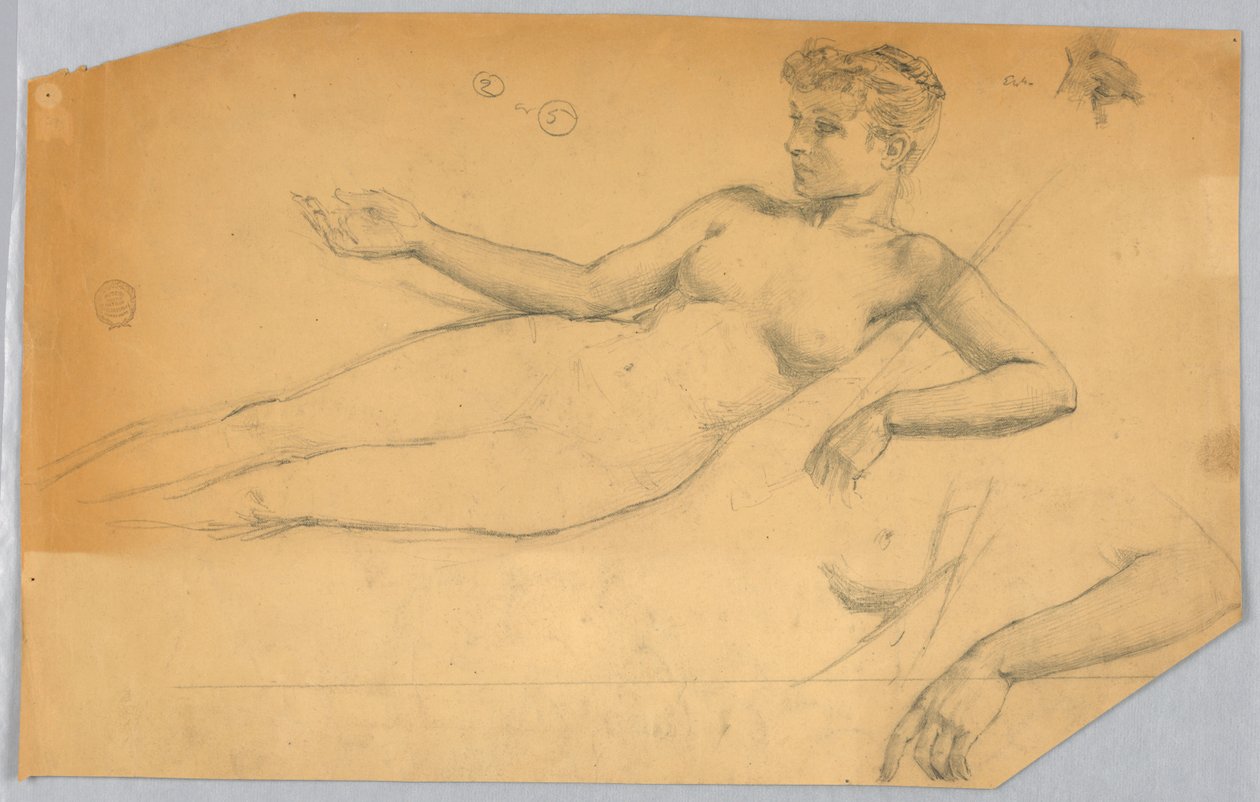 Estudio de Figura Desnuda de Francis Augustus Lathrop