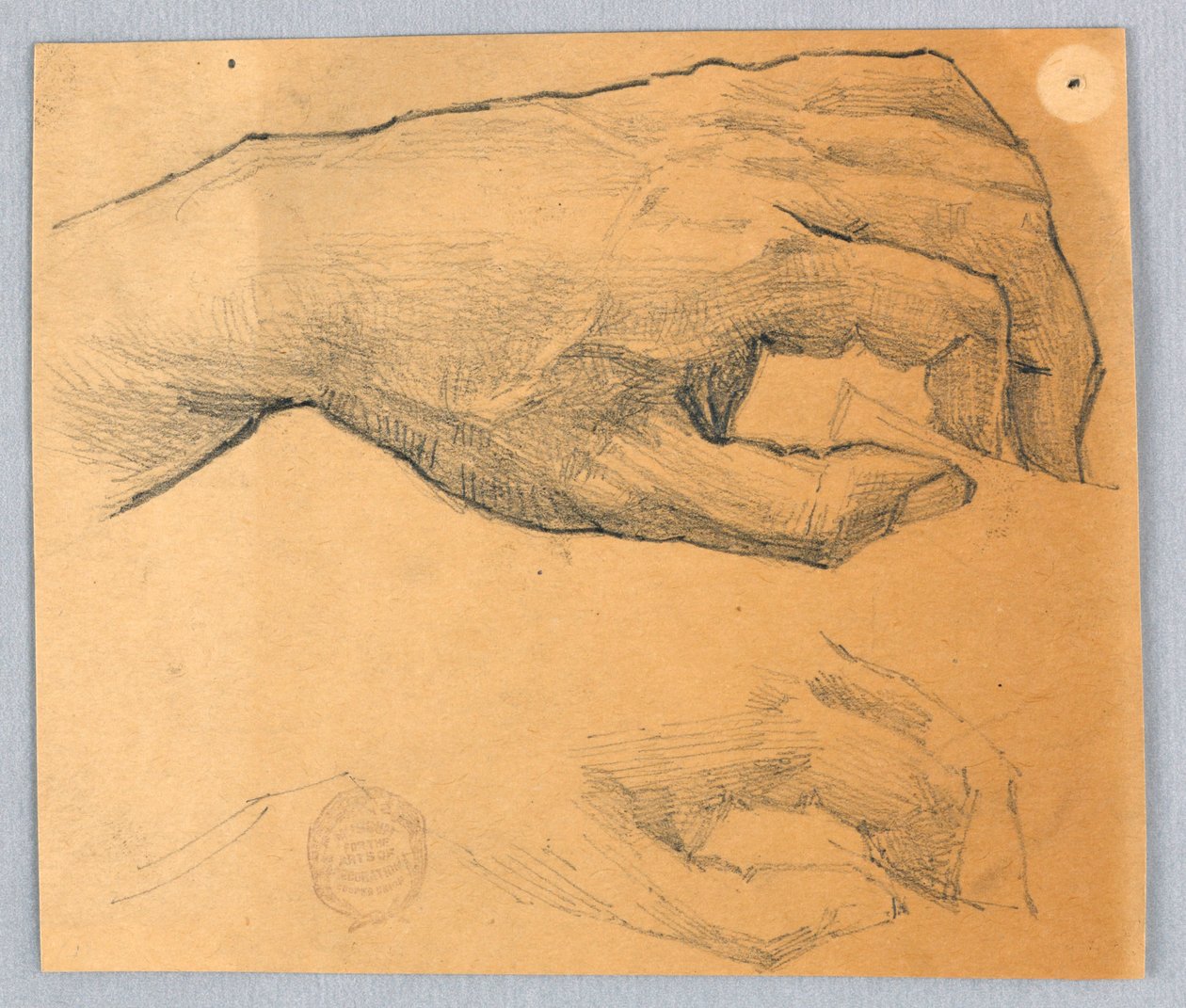 Dos estudios de una mano de Francis Augustus Lathrop