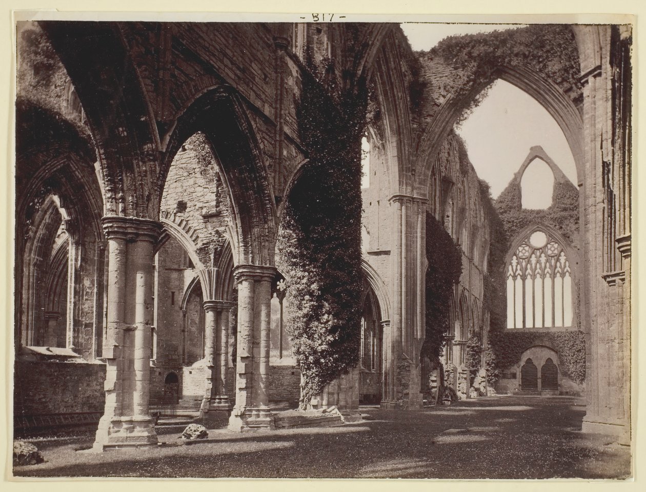 Sin título [Abadía de Tintern], 1860-94 de Francis Bedford