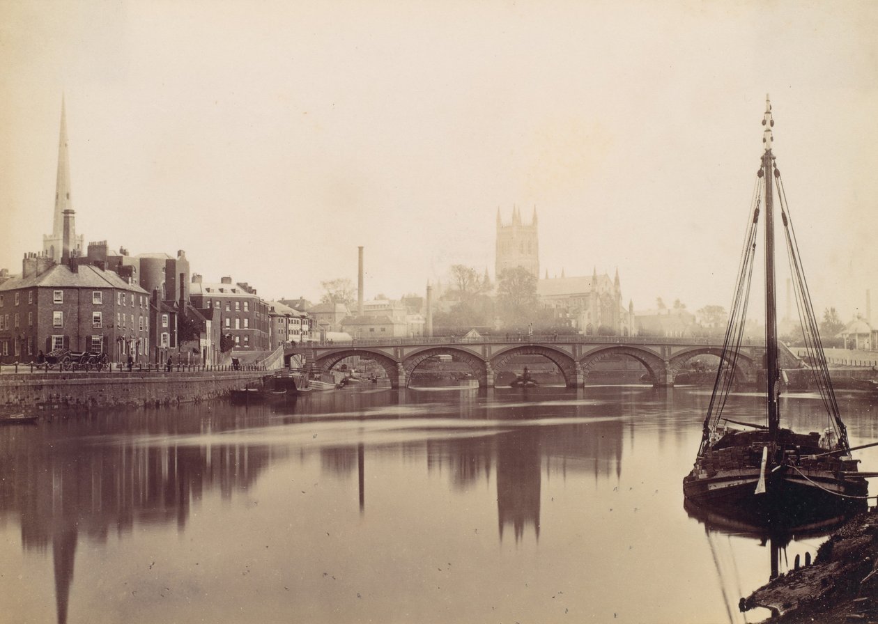 Worcester. Desde el Severn de Francis Bedford