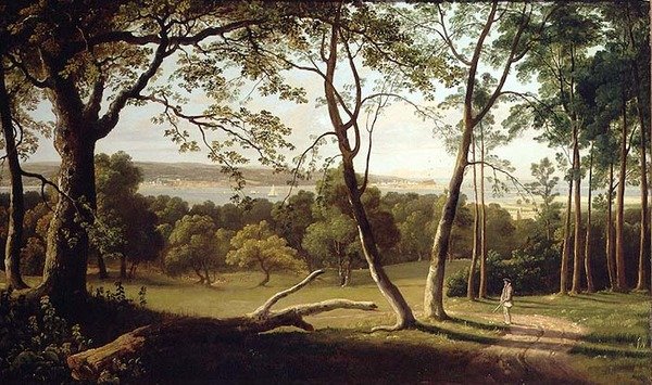 La finca Powderham, Devon de Francis Danby